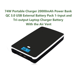 20000mAh Universal External Battery Power Bank Mobile Battery for Laptop/Netbook/Tablet/Smpart Phone