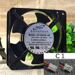 ADDA AA1282UB-AW 12CM 12038 AC220V Cooling Fan 220-240V 8.42W