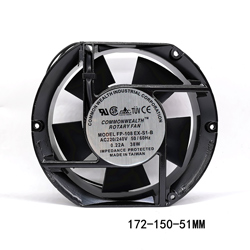 COMMONWEALTH FP-108EX-S1-B Ball Bearing Fan AC220V 0.22A 38W 