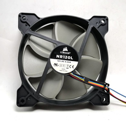Corsair NR120L 4-Pin 120mm PWM Maglev Ultra Silent CPU Chassis Fan With CORSAIR AirGuide Technology 