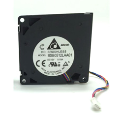 Delta 5CM 5010 Side Turbine Blower 12V 0.10A Mute 4-Wire PWM Cooling Fan DELTA 12V 0.1A 1.2W BSB0512
