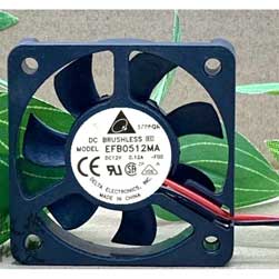 Brand New DELTA 5cm 12V 0.12A EFB0512MA-F00 2-ball 5010 CPU Silent Cooling Fan