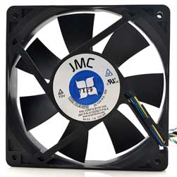 Brand New JMC 1225-12LB APW 12V 0.30A 12025 12CM Server 4-wire PWM Cooling Fan
