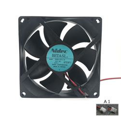 NIDEC D09A-12TU 03 9025 12V 0.2A  2-Wire A1-Plug Cooling Fan for  Fuji Inverter Industrial PC