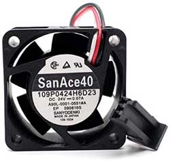 Brand New SANYO San Ace 40 109P0424H6D23 24V 0.07A 4CM 3-Line FANUC A90L-0001-0551#A Cooling Fan Wit