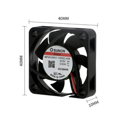 Brand New 4010 5V 0.83W SUNON MF40100V1-1000C-A99 Cooling Fan 2-Wire