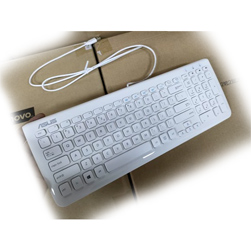 ASUS KU-0902 Wired Chocolate White Keyboard Ultra Thin Mute Laptop/Desk PC Universal USB KeyboardA