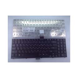 New Russian Keyboard for Clevo d900 d27 d470 m590 d70 Black