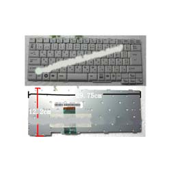 White Japanese Laptop Keyboard for FUJITSU FMV-A540 A550 A8390 NF55X/D NF/A55D  