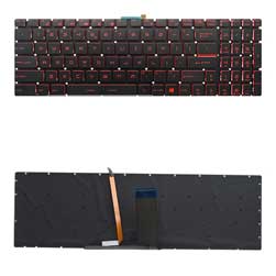 Laptop Keyboard Red Font With Backlit for MSI PE62 GT62 GX GE72 GS63 GP72 GL63 GL62M GE73MVR GE62VR 