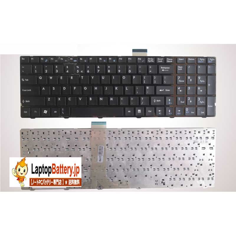 Brand New US/UK English Black Original Laptop Keybord for MSI CX620, CR620, CR630, FX600, FX610MX, C