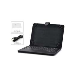Bluetooth Wireless Keyboard Portfolio Leather Cover Case for Sony Tablet S/S1
