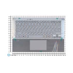 New Laptop Keyboard for SONY PRO11 SVP112A1CT SVP1122A1J (US English Layout Silver)