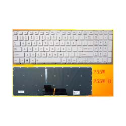 Toshiba Radius P55W-B Laptop Keyboard US English White