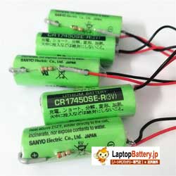SANYO CR17450SE-R(3V) PLC Lithium Battery With Electric Resistance & Connector