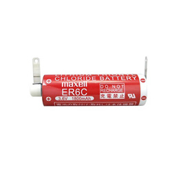 3 x Maxell ER6C 3.6V Lithium Battery Cell With Soldering Terminal for Industrial Application