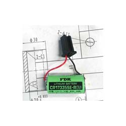 FANUC PLC Battery FDK CR17335SE-R 3V Lithium Battery With Black Plug