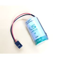 Brand New France SAFT LS26500 Lithium 3.6V 7.7A C Type PLC Battery With 3-Pin Connector